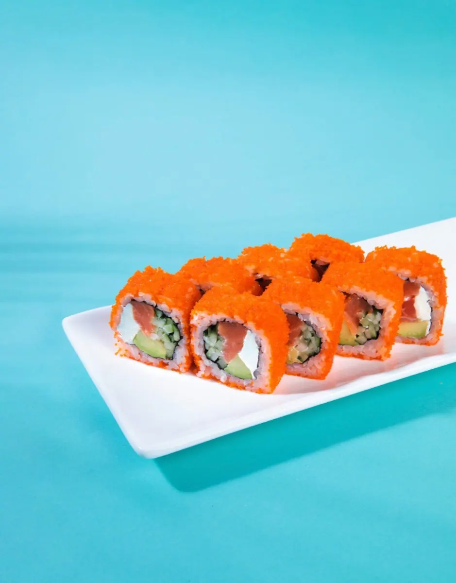 California with salmon