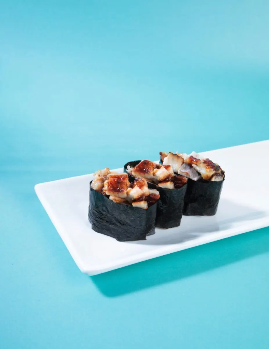 Gunkan with eel