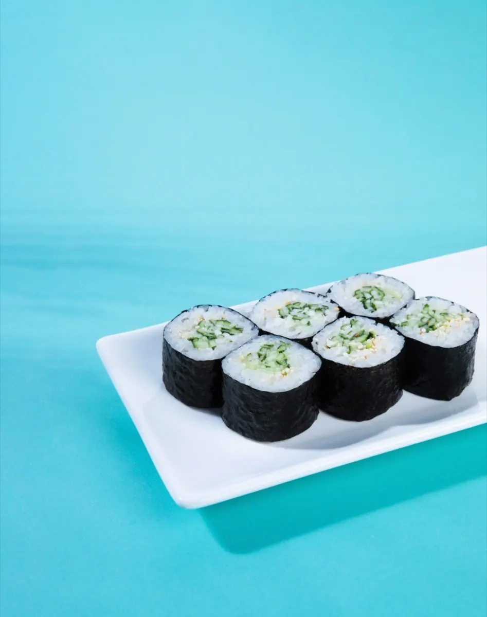 Maki roll with cucumber