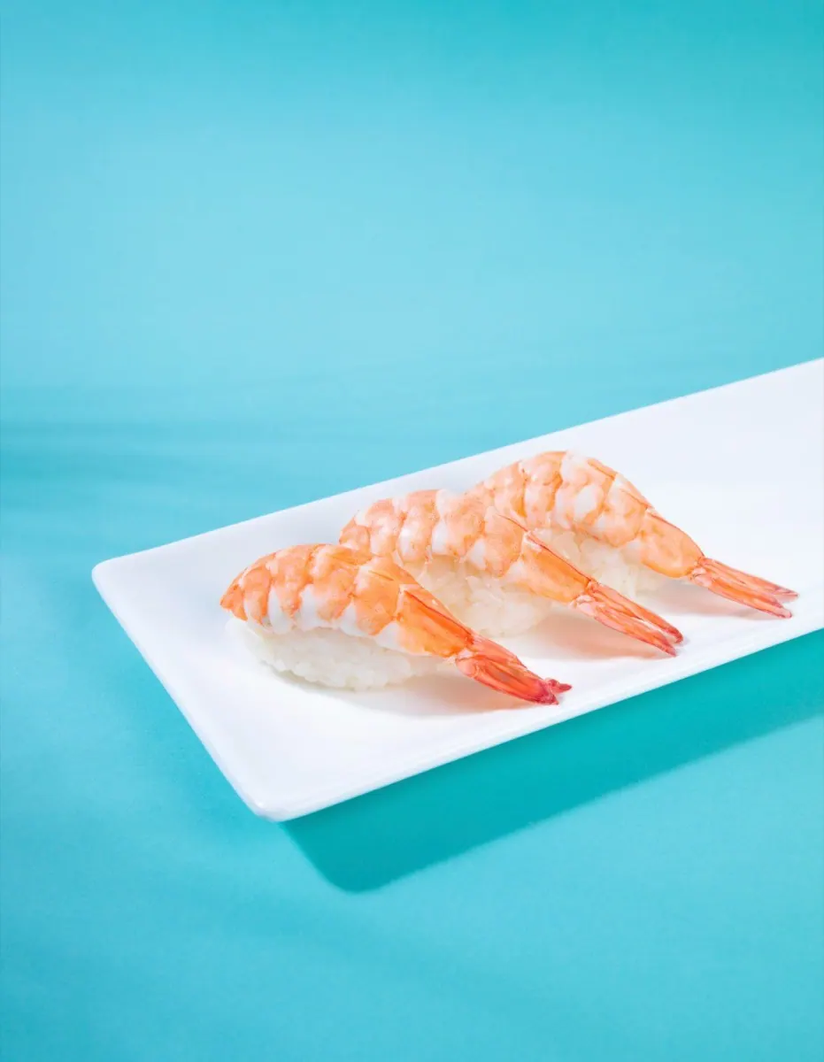 Sushi with shrimps